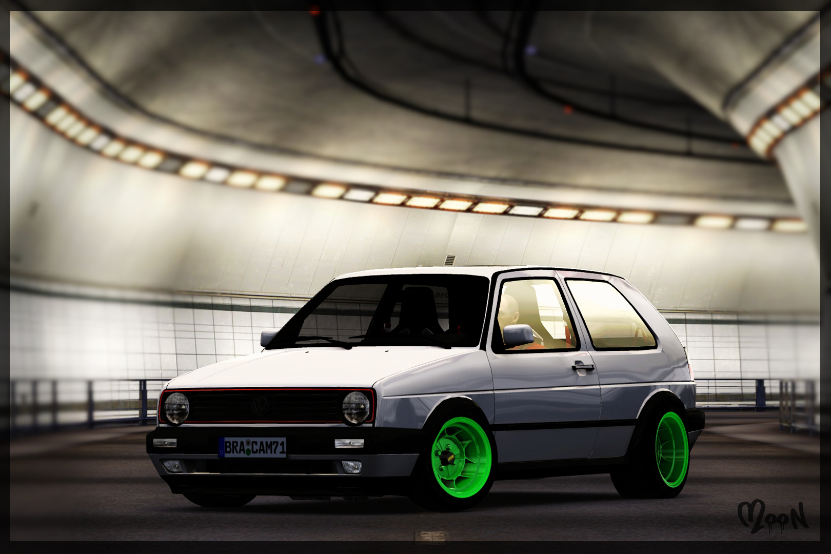 vw golf drift