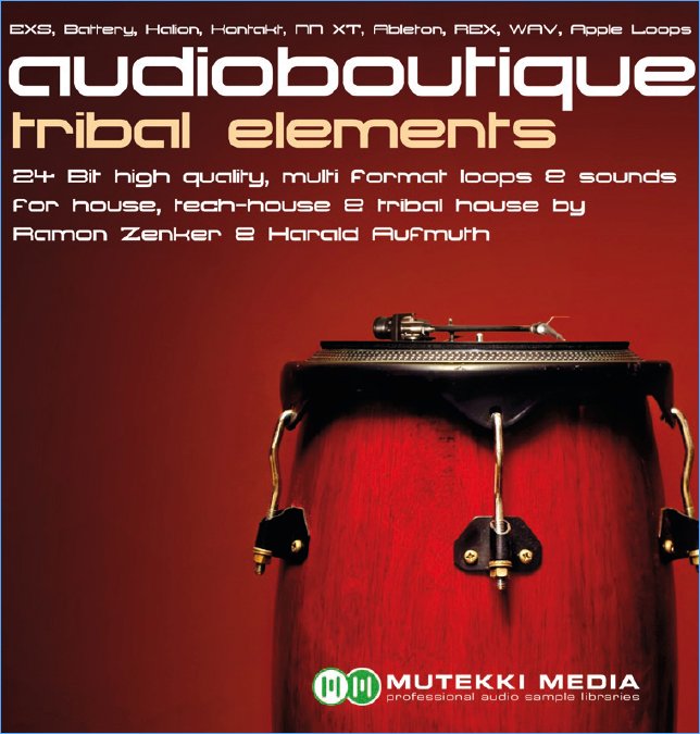 Mutekki Media Audio Boutique Tribal Elements MULTiFORMAT DVDR Mutekki Media Audio Boutique Tribal Elements MULTiFORMAT DVDR